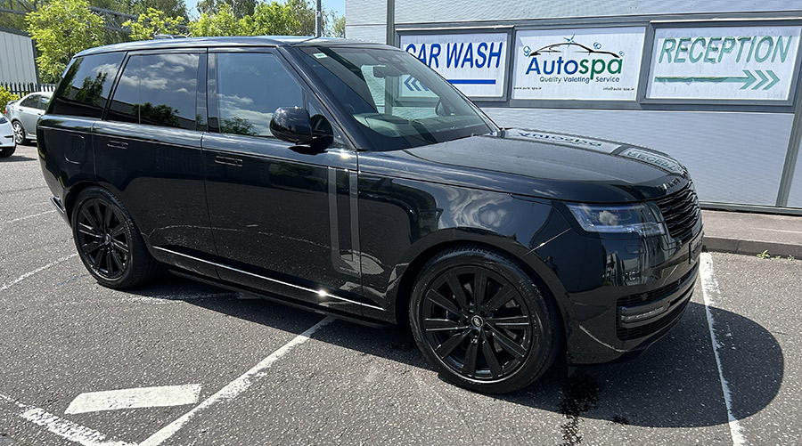 ceramic coating Range Rover