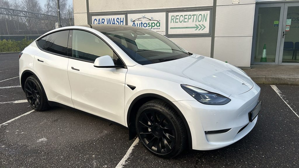 Tesla ceramic coated